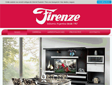 Tablet Screenshot of firenzemuebles.com